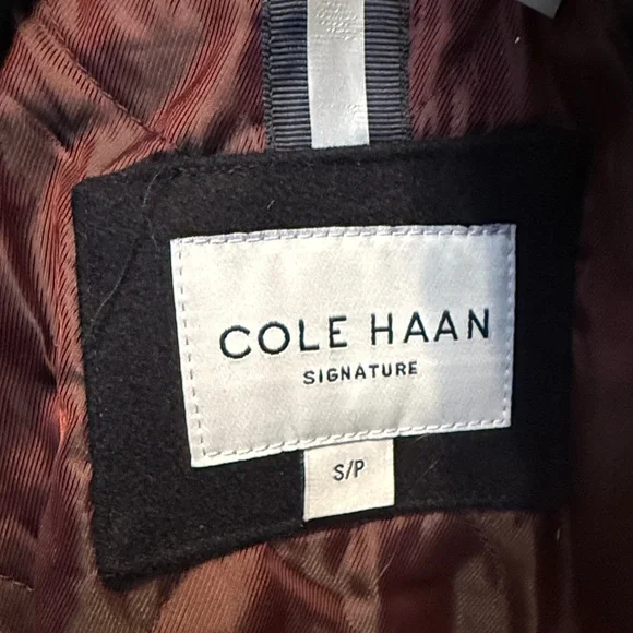 Cole Haan Dark Navy Military Field Jacket - Picture 2 of 5